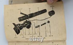 1949 ISRAEL IDF RARE MANUAL Jewish TWO INCH MORTAR Hebrew Book Infantry training