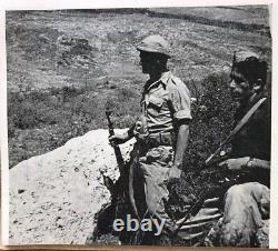 1949 Jewish IDF PHOTO BOOK Israel INDEPENDENCE WAR Hebrew PARTITION MAP Judaica