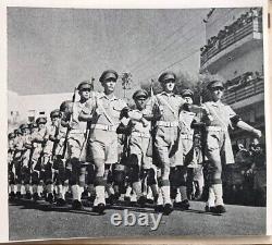 1949 Jewish IDF PHOTO BOOK Israel INDEPENDENCE WAR Hebrew PARTITION MAP Judaica