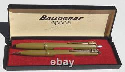 1973 Ballograf Epoca Ballpoint Pen & Pencil Set Israel Idf Paratrooper