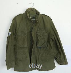 1973 Vietnam Era US Army Coat Jacket M65 OG107 w IDF Israeli Army Mark Size L