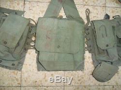 1977 Israeli Army LACE and X Back Straps Idf Ephod Vest Web Zahal MADE IN ISRAEL