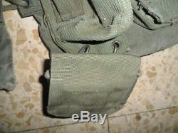 1977 Israeli Army LACE and X Back Straps Idf Ephod Vest Web Zahal MADE IN ISRAEL