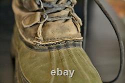 1980s Canadian Army Cold Weather Tactical Snow Waterproof Lined Boots by IDF