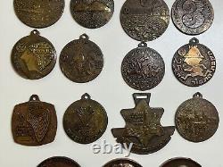 19 Israeli Vintage Medals IDF Sport Keren Kayemet Medals From Israel