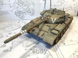 1/35, IDF Tiran 4, Military model, Handmade, tank model, Israel tank, Static model