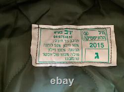 2015 IDF Israel Army Olive Unisex Bomber Jacket Dubon New Type? Sz L/XL