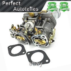 2PCs Carburetor For 68-79 Volkswagen Beetle 44 IDF Weber 2 BARREL Jaguar Porsche