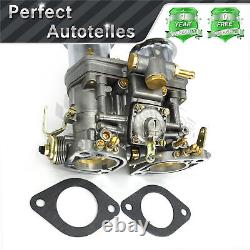 2PCs Carburetor For 68-79 Volkswagen Beetle 44 IDF Weber 2 BARREL Jaguar Porsche
