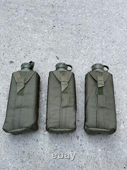 (3) Israel Army Kippur War 1973 Hovesh Sanitarian Water Canteen Idf Zahal Flask