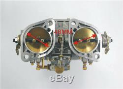48IDF oem carburetor + air horns replacement for Solex Dellorto Weber EMPI 48MM