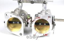 48mm IDF 48IDF Dual Throttle Bodies Fuel Rail TPS Rep For Weber Dellorto Empi