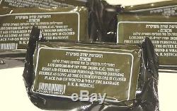 6 Vacuum Sealed Israeli Army Combat Medic Trauma Bandage 4 IDF IFAK EMT field