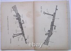 Browning Machine Gun 7.92 Israel Army Illustrated Manual Idf 1955 Book