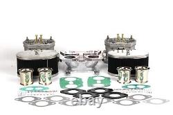 Carb Conversion Kit 4 Barrel Holley Adaptor Twin 40IDF Carburetor for FORD Chevy