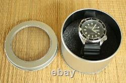 Clean Issued & Inscribed Adi Idf Stainless Blk/blk 200m Quartz Watch + Box Set