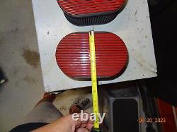 Custom Air Filter Housings (Black and Red) Weber 44 IDF with K&N