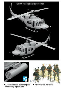 Dragon #3543 1/35 IAF UH-1N Helicopter withIDF (Israeli Defense Force) Paratrooper