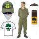 Golani Infantry Brigade Idf Israeli Army Cotton Fatigue Uniform Set T-shirt Cap