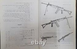 Galilee 5.56 submachine gun IDF PHOTO GUIDLINE BOOKLET 1979 ISRAEL RARE