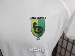Gaza Division Israeli Defense Force Israel Military IDF T Shirt Sz Large White