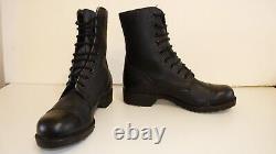 Gothic Steampunk Boots Shoes Israel IDF Army Combat Leather