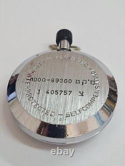 Hanhart Rare Military Israel Idf Germany Vintage Pocket Stop Watch