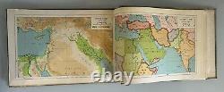 Historical geographical ATLAS Old Book of the Land of Israel Zahal IDF Signed