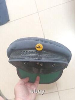 IAF IDF MILITARY ISRAEL AIR FORCE OFFICER HAT CUP WITH A HAT BADGE Vintage