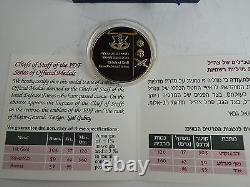 IDF CHIEF OF STAFF YITZHAK RABIN STATE MEDAL 17g GOLD, ORIGINAL BOX & COA