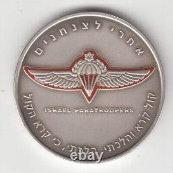 IDF Fifhting Units Paratroopers Corps Color State Medal 1oz Pure Silver