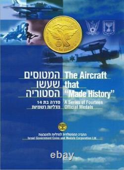 IDF/IAF Israeli Air Force-Airplanes that Made History 14 Aircraft Silver Medals