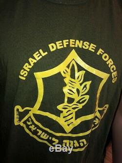 IDF ISRAELI DEFENSE FORCE israel middle east Cotton SZ LG BX6