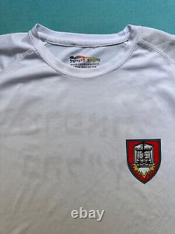 IDF Israeli Army Military Combat Engineering Corps School White Jersey Sz L