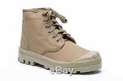 IDF Scout Commando canvas TAN Boots Made in Israel