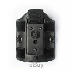 IMI Black Tactical Drop Leg Holster use by IDF fits all IMI holsters