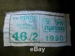 ISRAEL IDF ARMY GOLANIL BRIGADE L UNIFORM SET With ORG. BELT, ZAHAL SIGNS! AUTH