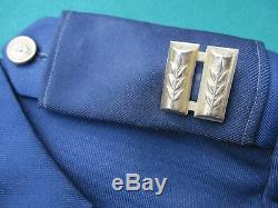 ISRAEL IDF THE NAVY DRESS OFFICER M JACKET With RANKS, RIBBONS, BADGES! AUTH. OLD