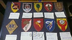 Idf IDF amazing lot of 26 shoulders tags, some of them rare and obsolete WOW