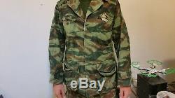 Idf IDF original paratroops camo uniform and hat from 60s all marked WOW