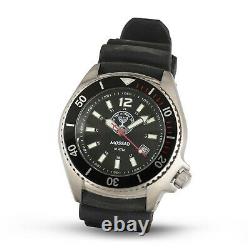 Idf Israeli Millitary/Tactical Watch 2850 Mossad Logo, Stainless, Analogue New