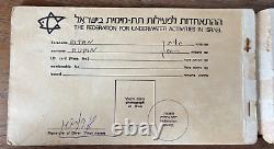 Idf Mossad Shayetet 13 Diving In Sinai Egypt 1970's Jewish Judaica Rare Signed