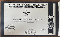 Idf Mossad Shayetet 13 Diving In Sinai Egypt 1970's Jewish Judaica Rare Signed