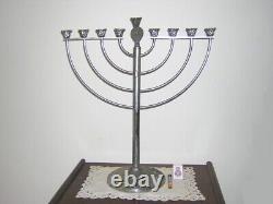 Idf Zahal Israel 24 Hanukkah Chanukkiyah Menorah Hanukiah Judaica. Priceless