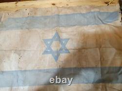 Idf israel 40-50s israeli flag very old look condition