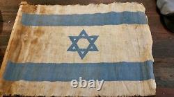 Idf israel genuine 30s 40s israel flag wow