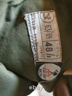 Idf original 1963-1964 wool paratroops brigade jacket size small