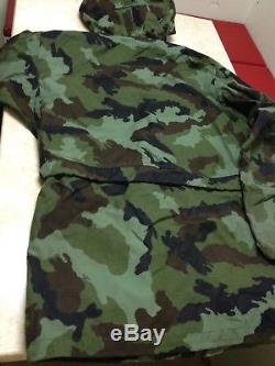 Irish Army Defence Forces IDF Lined Smock Jacket Combat Woodland DPM Small