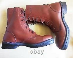 Israel Army IDF Paratroopers Leather Light Red / Brown 38 Euro Size BRILL Boots