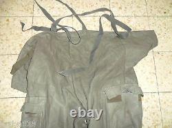 Israel Army Idf Zahal NBC Charcoal Protective Pants RARE MADE IN ISRAEL RABINTEX